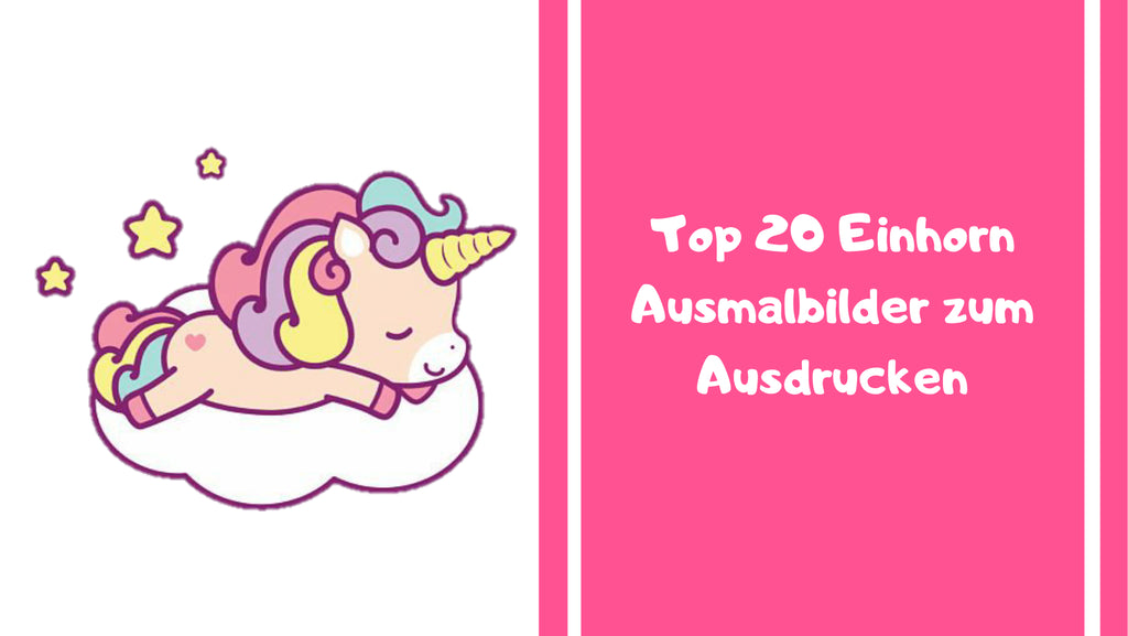Top 20 Einhorn Ausmalbilder zum Ausdrucken